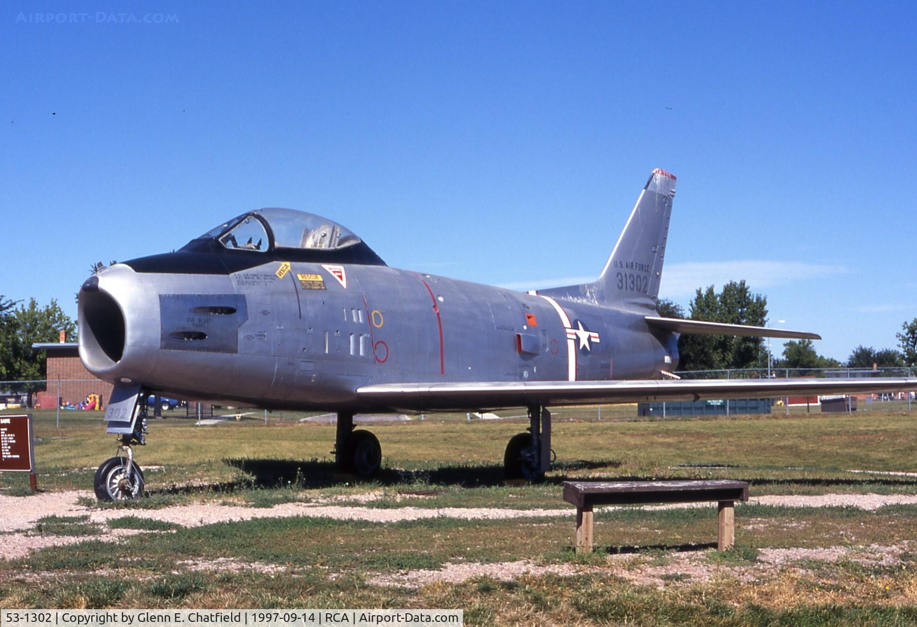 53-1302, 1953 North American F-86H-10-NH Sabre C/N 203-74, F-86H at the South Dakota Air & Space Museum