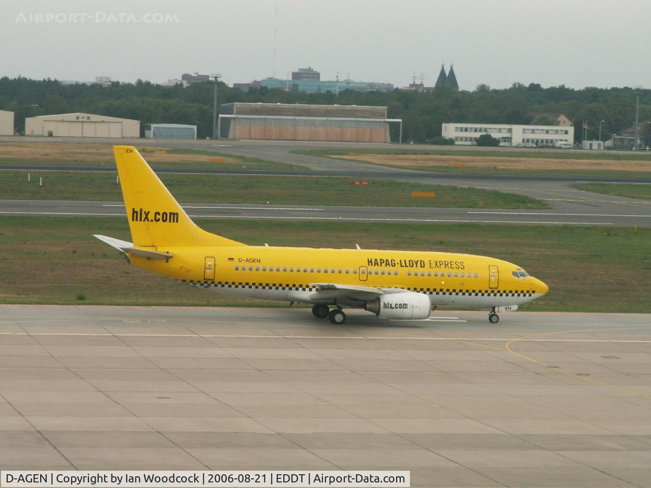 D-AGEN, 1998 Boeing 737-75B C/N 28100, B737-75B/Hapag-Lloyd Express/Berlin-Tegel