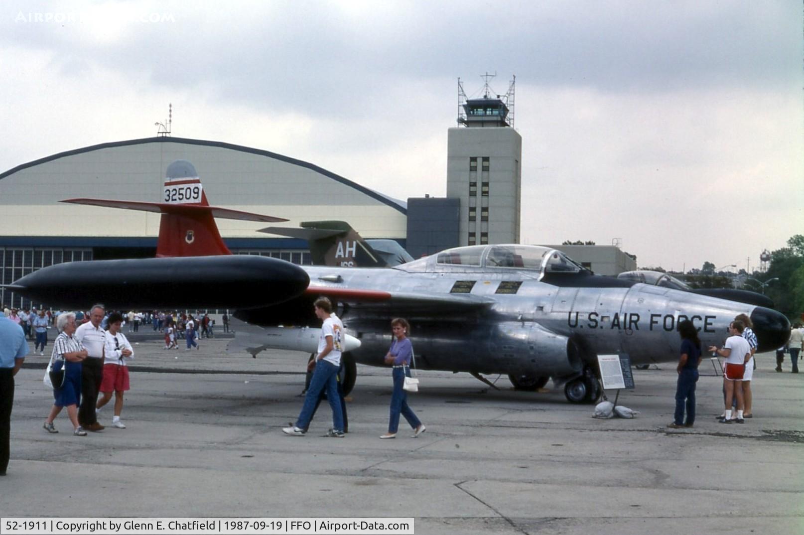52-1911, 1952 Northrop F-89D Scorpion C/N Not found 52-1911, F-89D at the National Museum of the U.S. Air Force