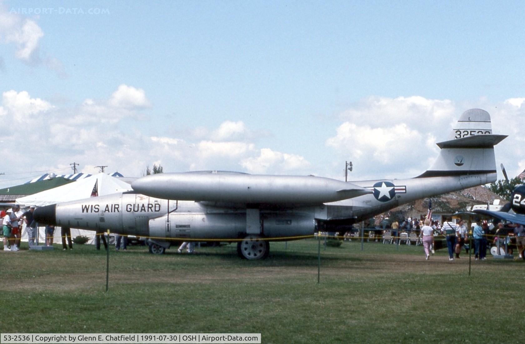 53-2536, 1953 Northrop F-89J-60-NO Scorpion C/N 4661, ex-N32536, F-89D at the EAA Fly In