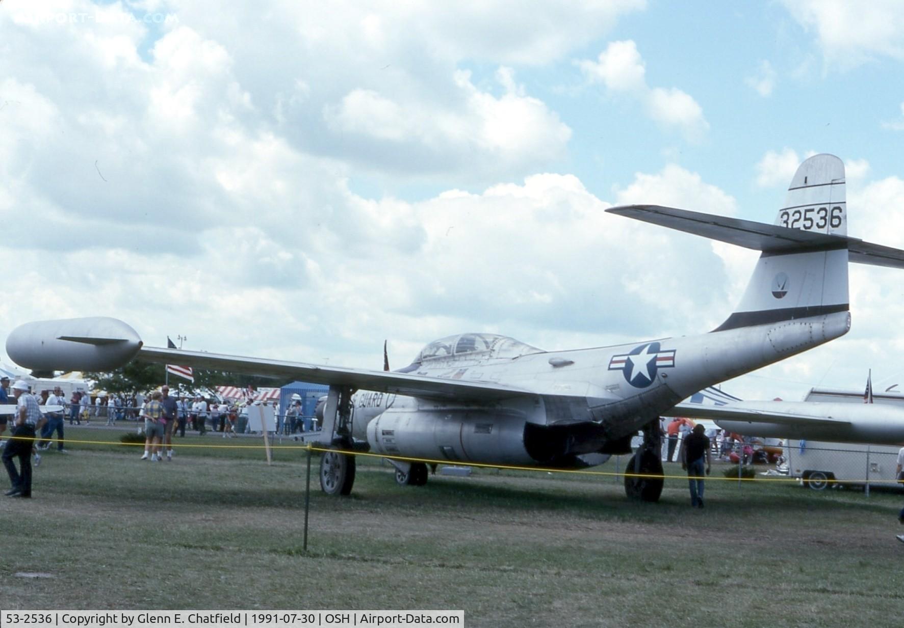 53-2536, 1953 Northrop F-89J-60-NO Scorpion C/N 4661, ex-N32536, F-89D at the EAA Fly In