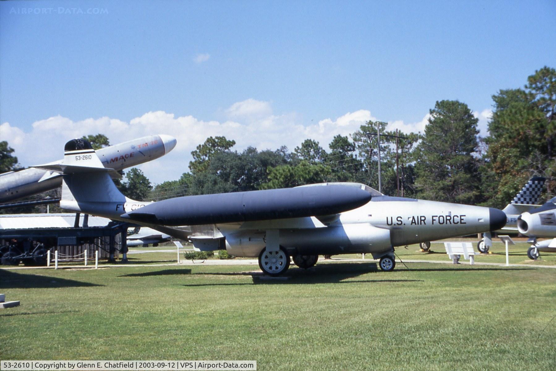 53-2610, 1954 Northrop F-89J Scorpion C/N Not found 53-2610, F-89D at the USAF Armament Museum