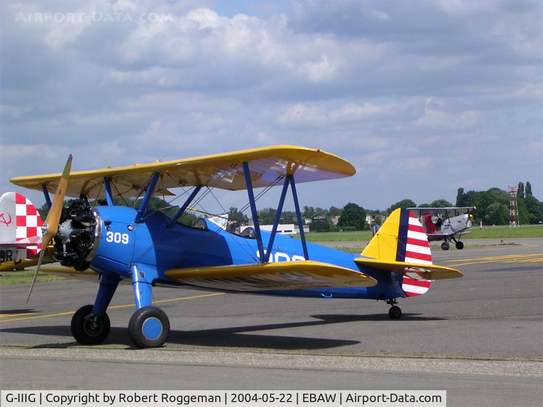 G-IIIG, 1943 Boeing A75N1 C/N 75-4354, 14 th Antwerp Stampe Fly In.