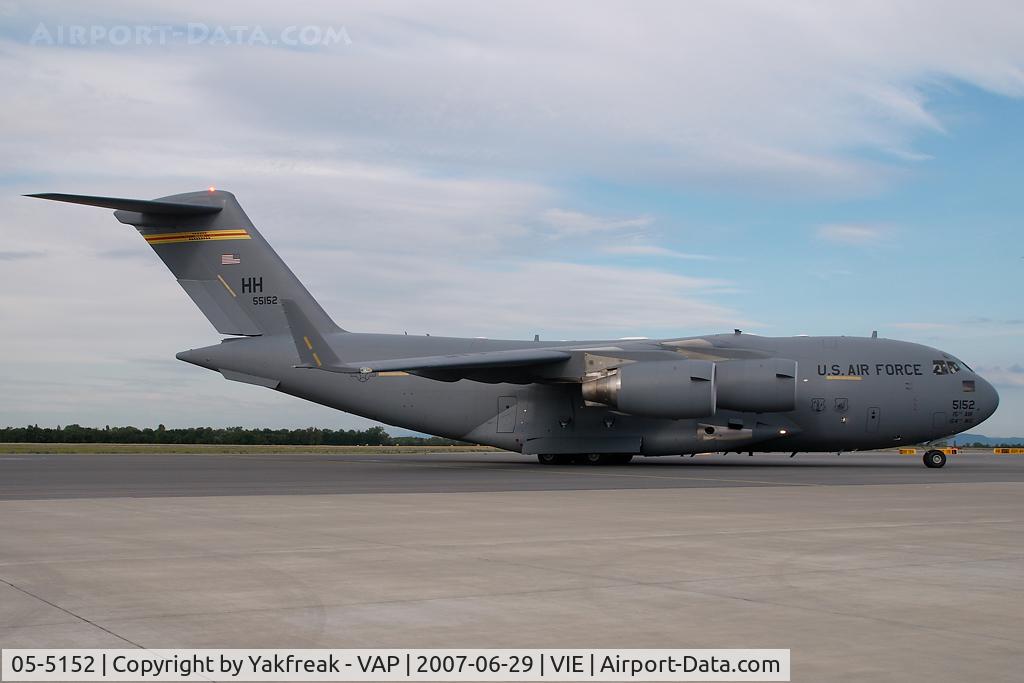 05-5152, 2005 Boeing C-17A Globemaster III C/N F-159/P-152, USAF C17