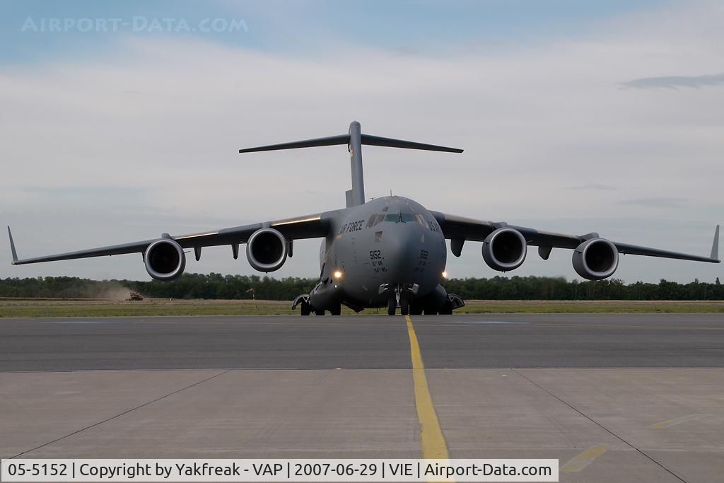 05-5152, 2005 Boeing C-17A Globemaster III C/N F-159/P-152, USAF C17