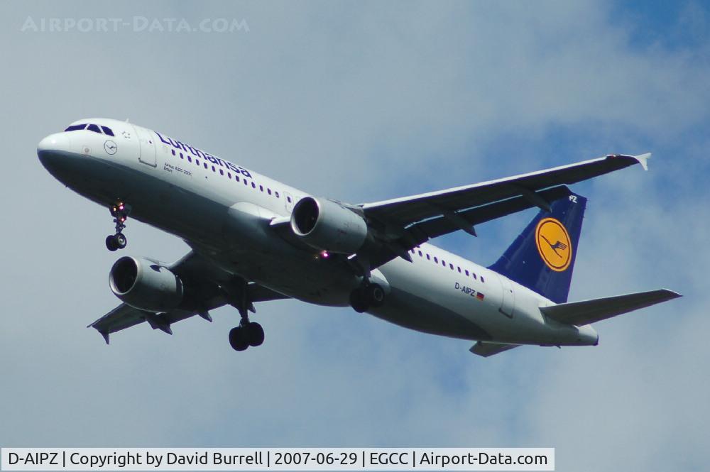 D-AIPZ, 1991 Airbus A320-211 C/N 162, Lufthansa - Landing
