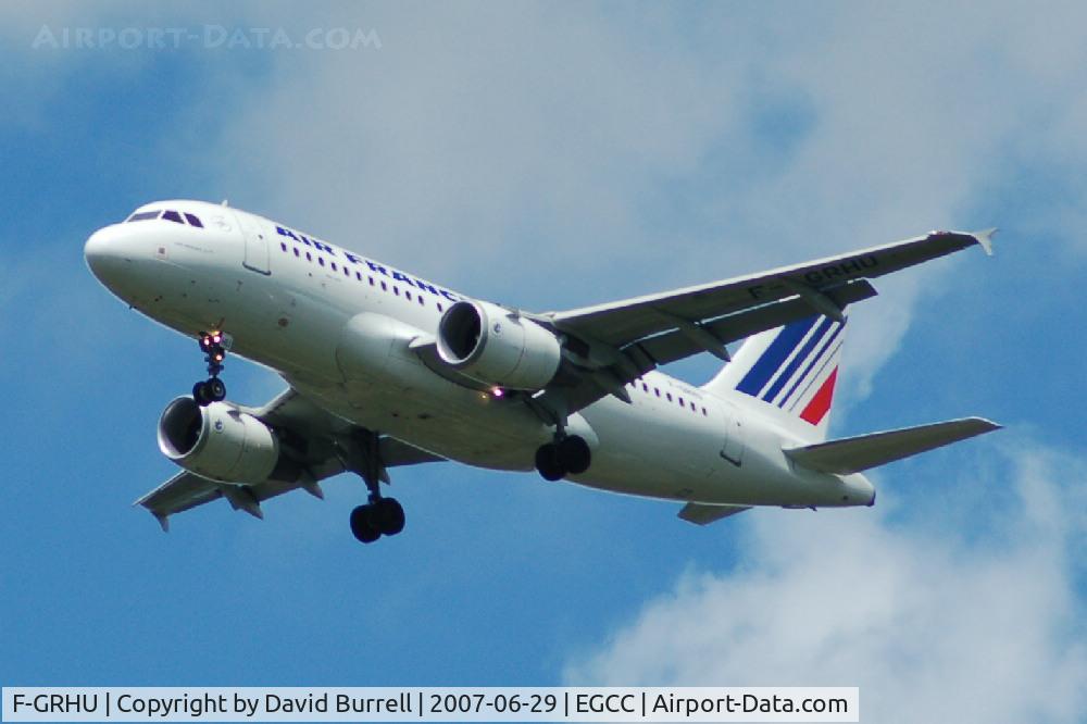 F-GRHU, 2001 Airbus A319-111 C/N 1471, Air France - Landing