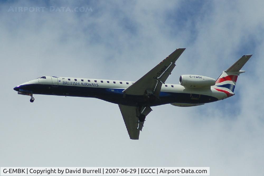G-EMBK, 1999 Embraer EMB-145EU (ERJ-145EU) C/N 145167, British Airways - Landing