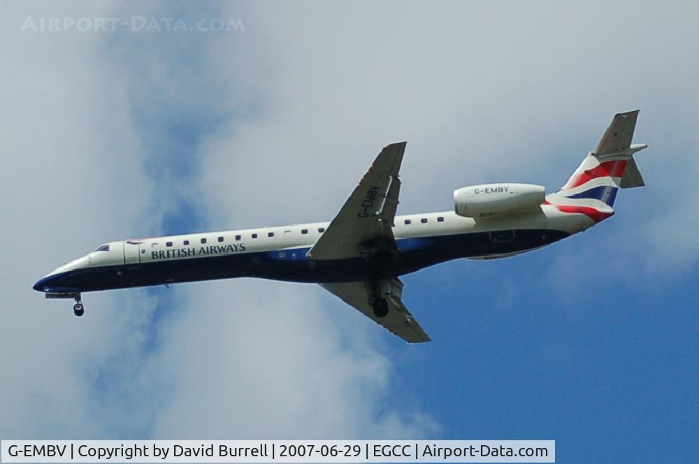 G-EMBV, 2001 Embraer EMB-145EU (ERJ-145EU) C/N 145482, British Airways - Landing