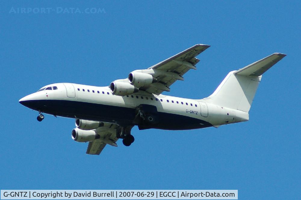 G-GNTZ, 1984 British Aerospace BAe.146-200A C/N E2036, EX British Airways - Landing
