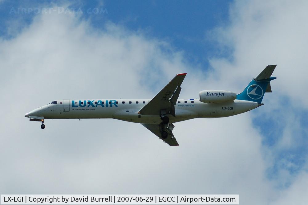 LX-LGI, 2000 Embraer EMB-145LU (ERJ-145LU) C/N 145369, Luxair - Landing