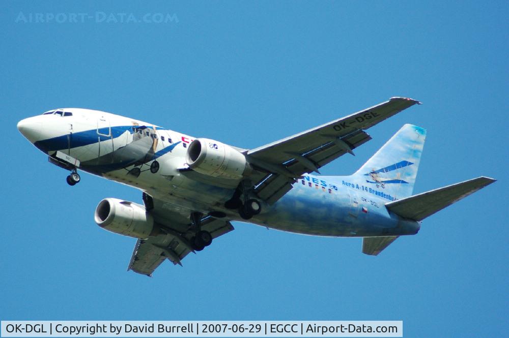 OK-DGL, 1998 Boeing 737-55S C/N 28472, Czech Airlines - Landing
