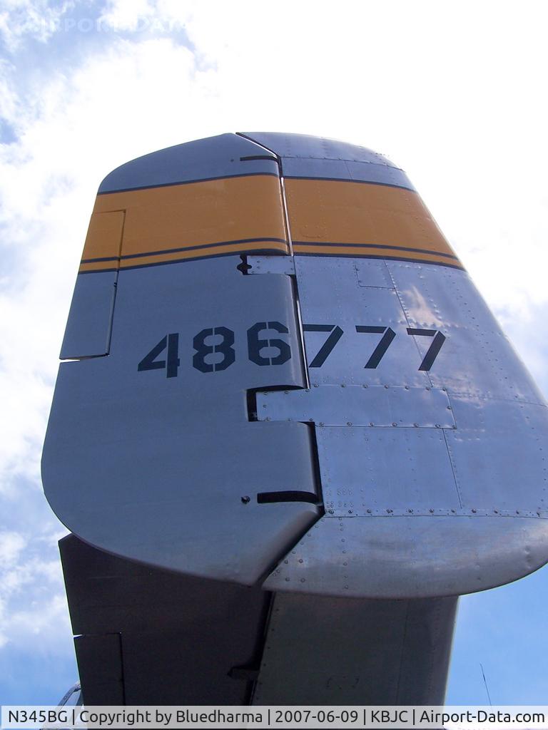 N345BG, 1944 North American TB-25N Mitchell C/N 108-47531, Tail Detail