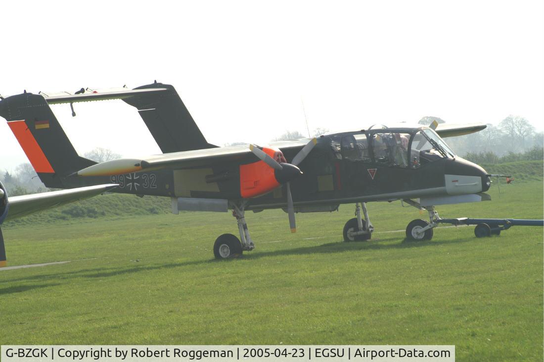 G-BZGK, 1971 North American OV-10B Bronco C/N 338-17, Former WGAF targettowing 99+32.