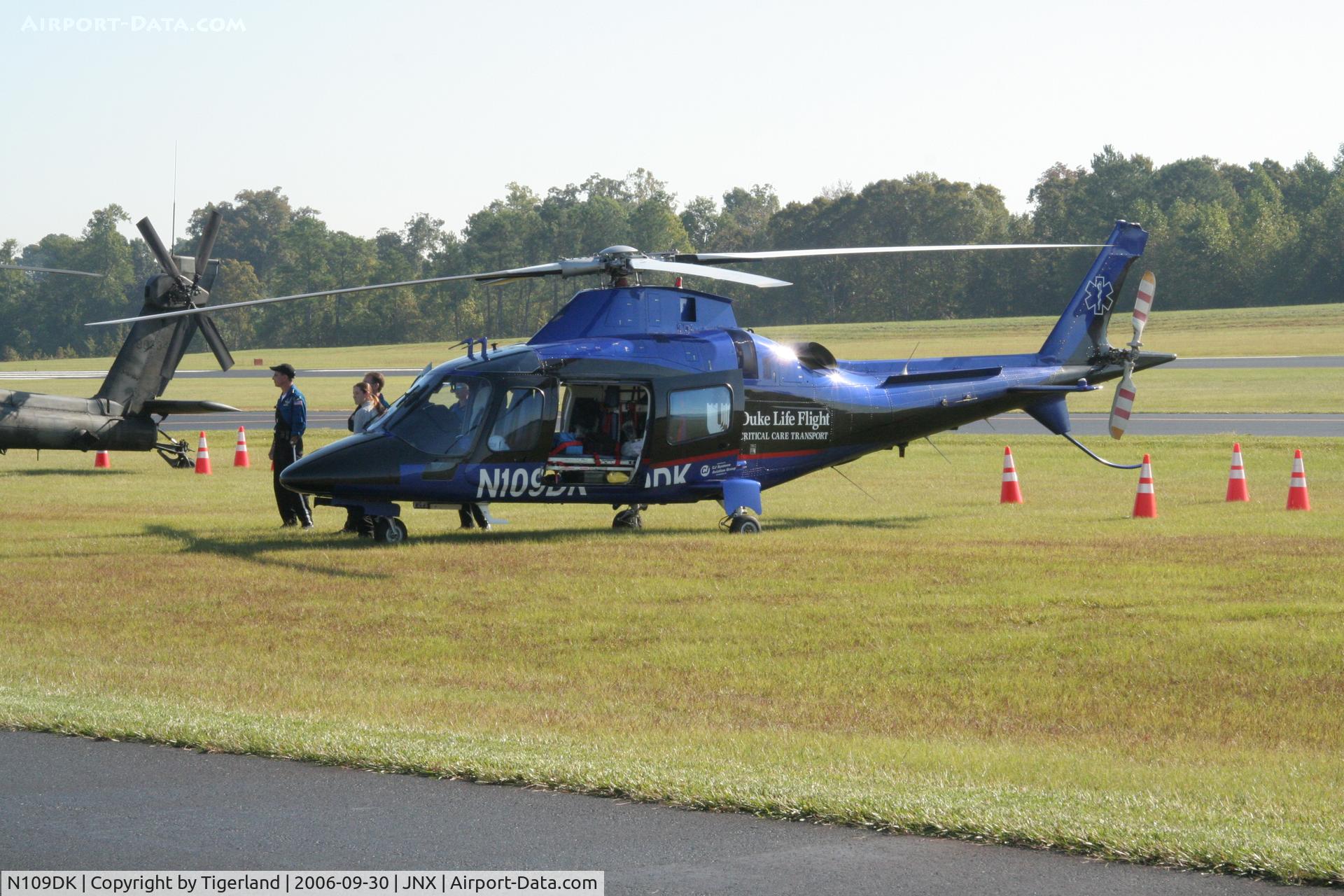 N109DK, 2001 Agusta A-109E C/N 11504, While on location doing a photo session.  Duke had their aircraft avalible for some 