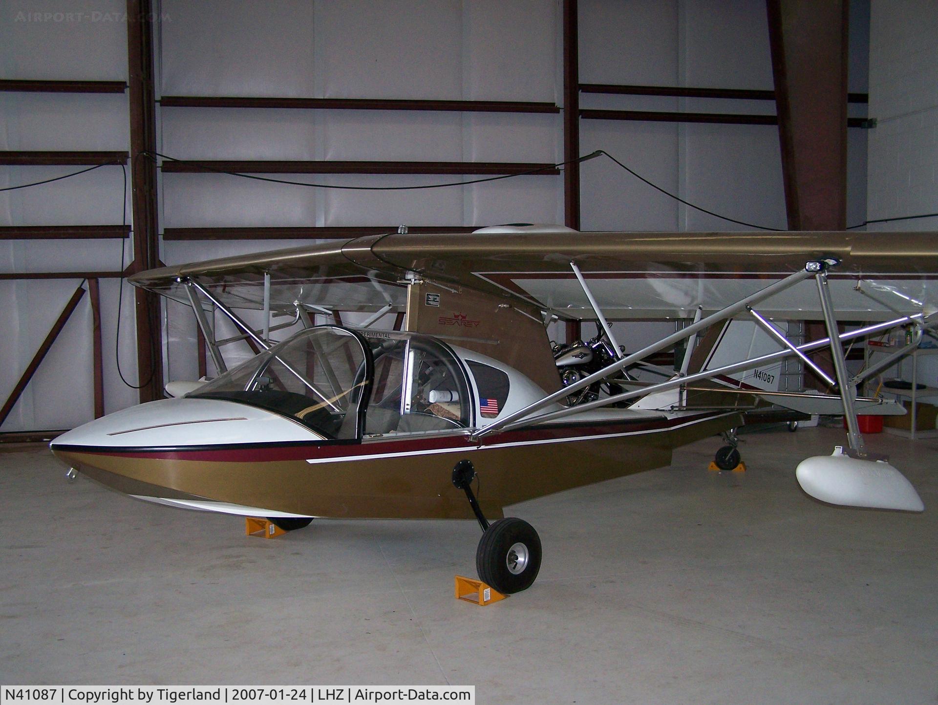 N41087, 1995 Progressive Aerodyne Searey C/N 1DK040, I've never flown with a life jacket on before.