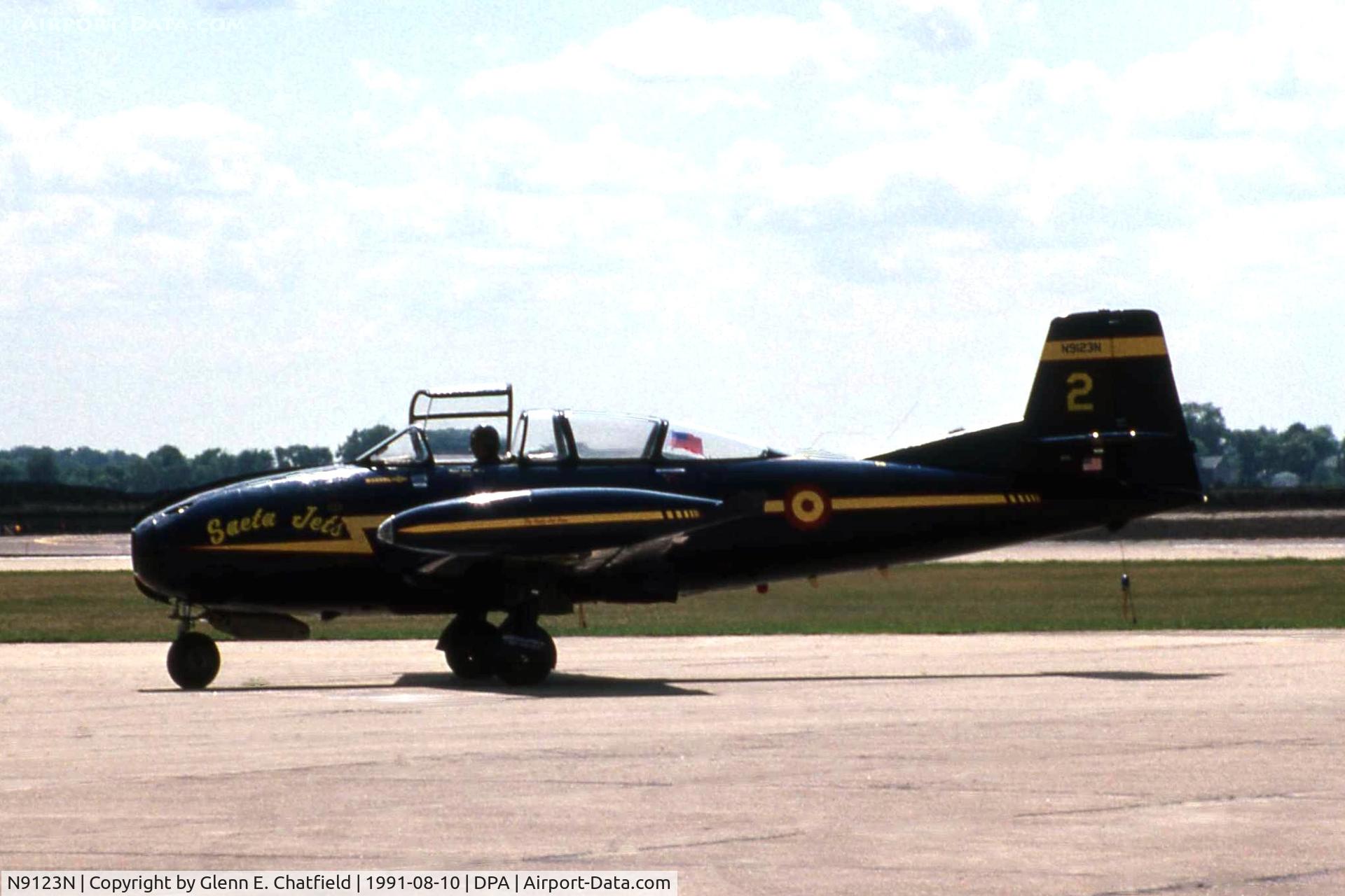 N9123N, 1968 Hispano HA-200 SAETA C/N 20/96, Of the Saeta Jets team