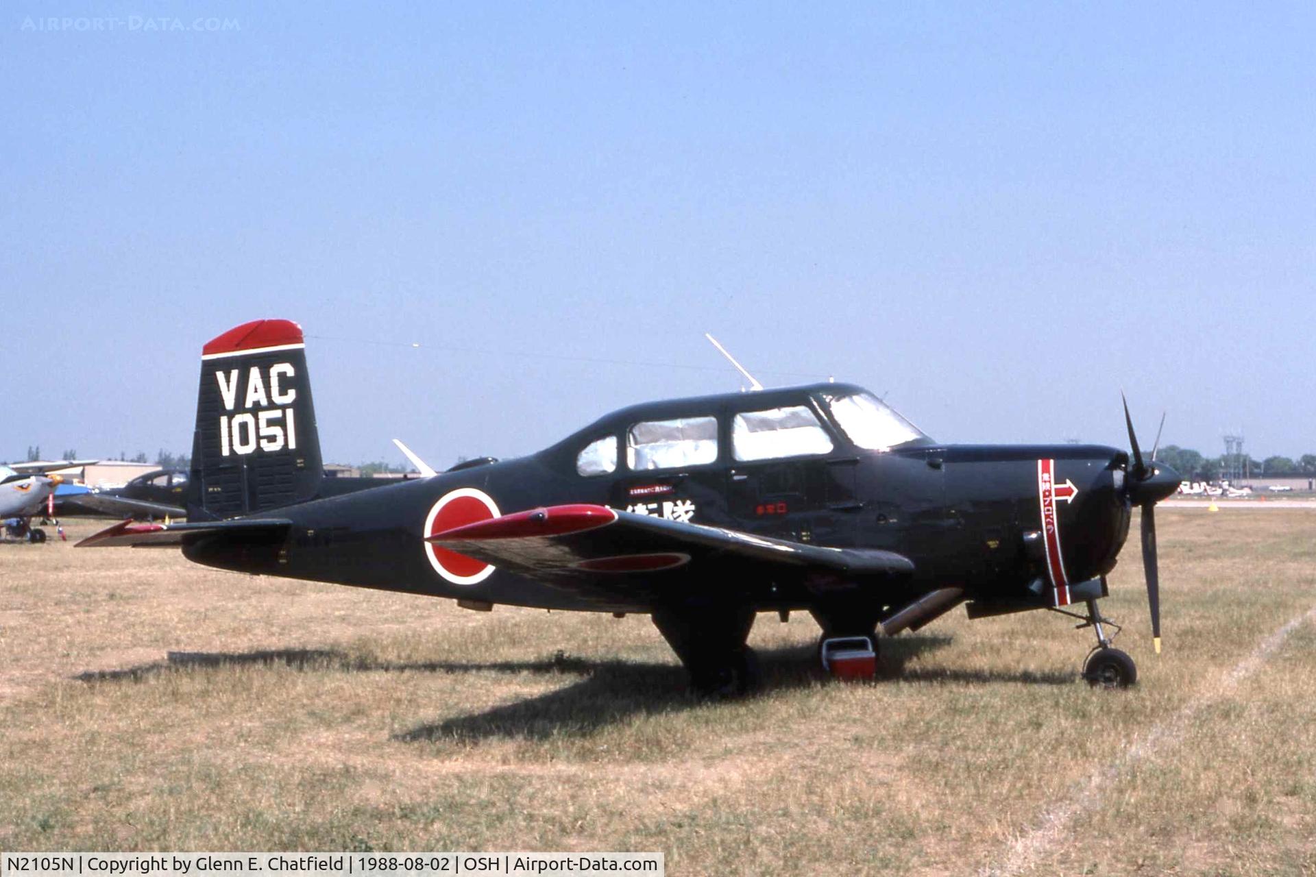 N2105N, 1960 Fuji LM-2 Nikko C/N TMA-1, Fuji LM-2 at the EAA Fly In. 