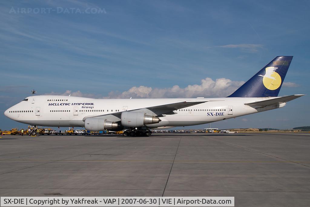 SX-DIE, 1986 Boeing 747-230BM C/N 23509, Hellenic Imperial Airways Boeing 747-200