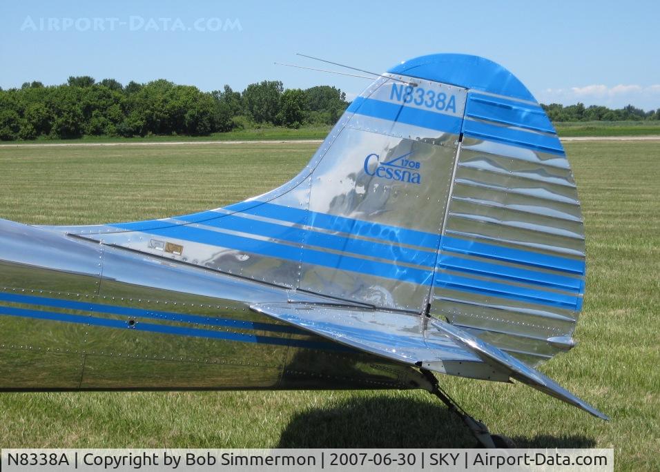 N8338A, 1952 Cessna 170B C/N 25190, Fly-in at Sandusky, OH