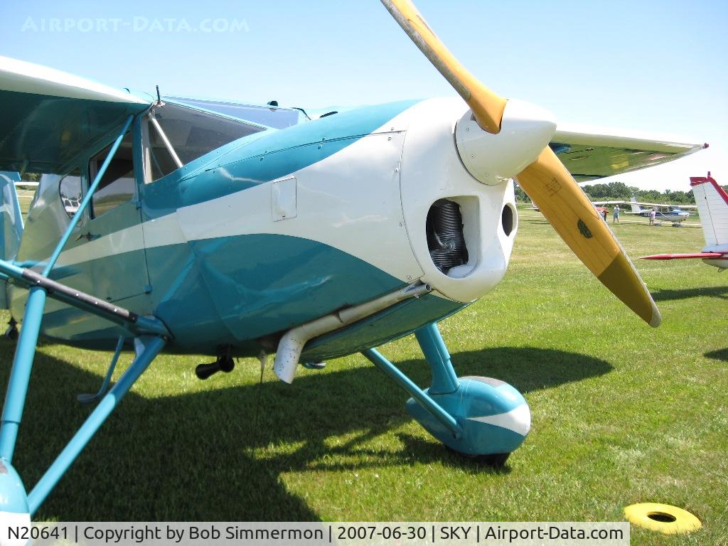 N20641, 1938 Fairchild 24 K C/N 3318, Fly-in at Sandusky, OH