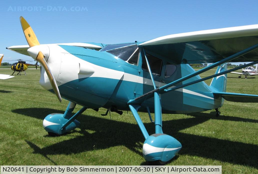 N20641, 1938 Fairchild 24 K C/N 3318, Fly-in at Sandusky, OH