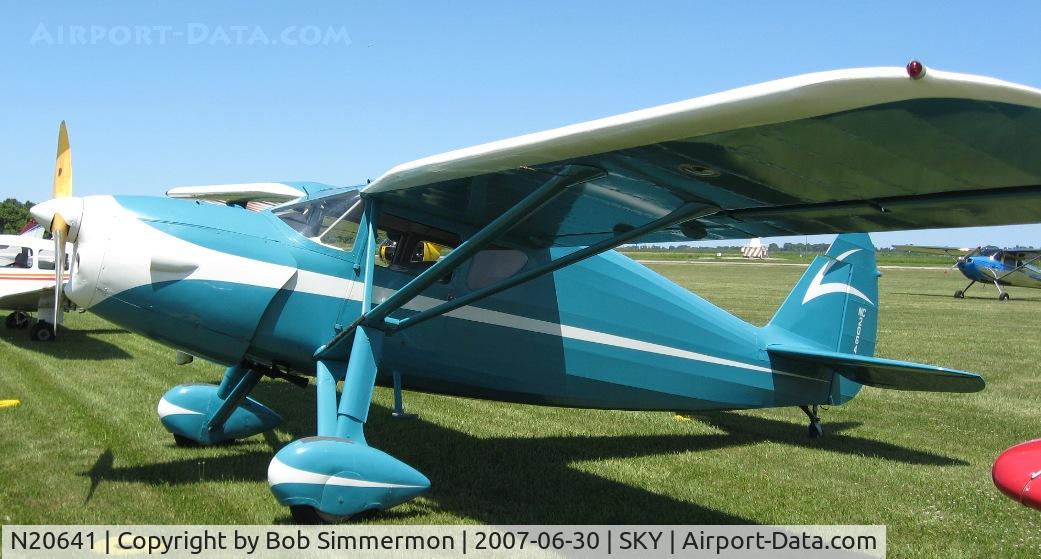 N20641, 1938 Fairchild 24 K C/N 3318, Fly-in at Sandusky, OH