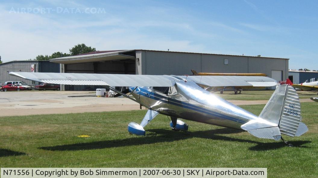 N71556, 1946 Luscombe 8A C/N 2983, Fly-in at Sandusky, OH