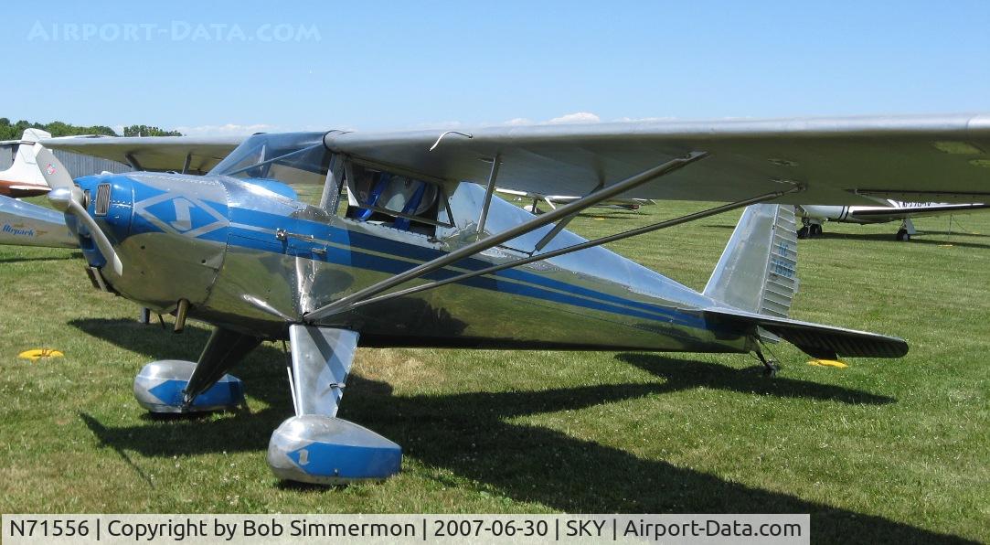 N71556, 1946 Luscombe 8A C/N 2983, Fly-in at Sandusky, OH