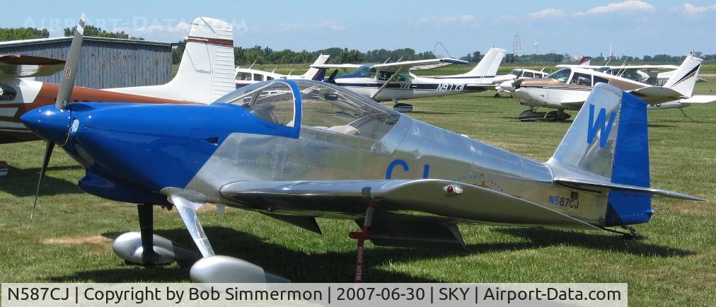 N587CJ, 2003 Vans RV-6 C/N 23113, Fly-in at Sandusky, OH