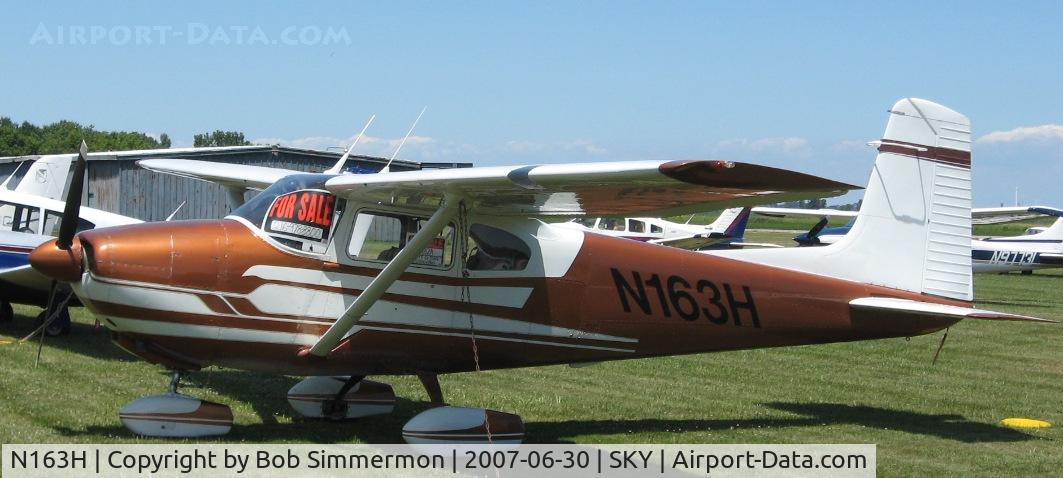 N163H, 1957 Cessna 182A Skylane C/N 34049, Fly-in at Sandusky, OH