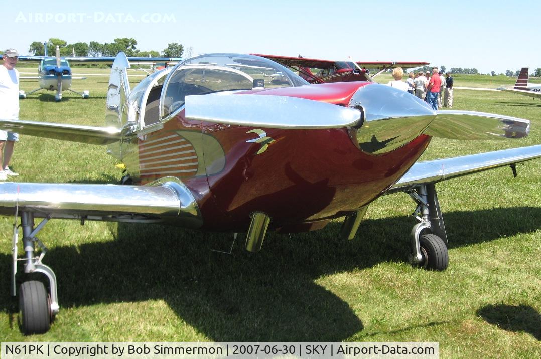 N61PK, 1946 Globe GC-1B Swift C/N 1031, Fly-in at Sandusky, OH