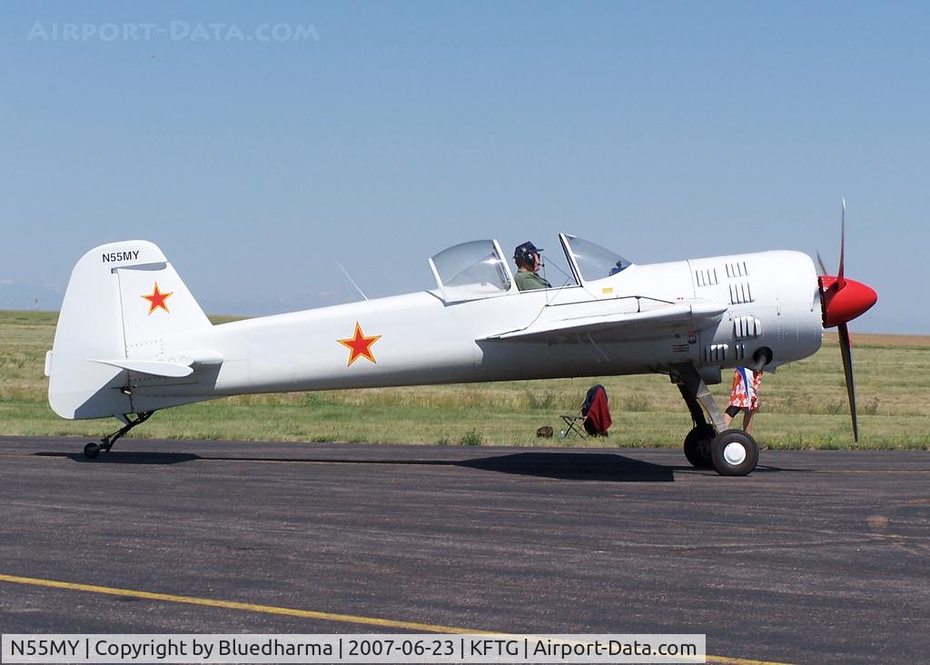 N55MY, 1992 Yakovlev YAK-55M C/N 920401, Side Profile