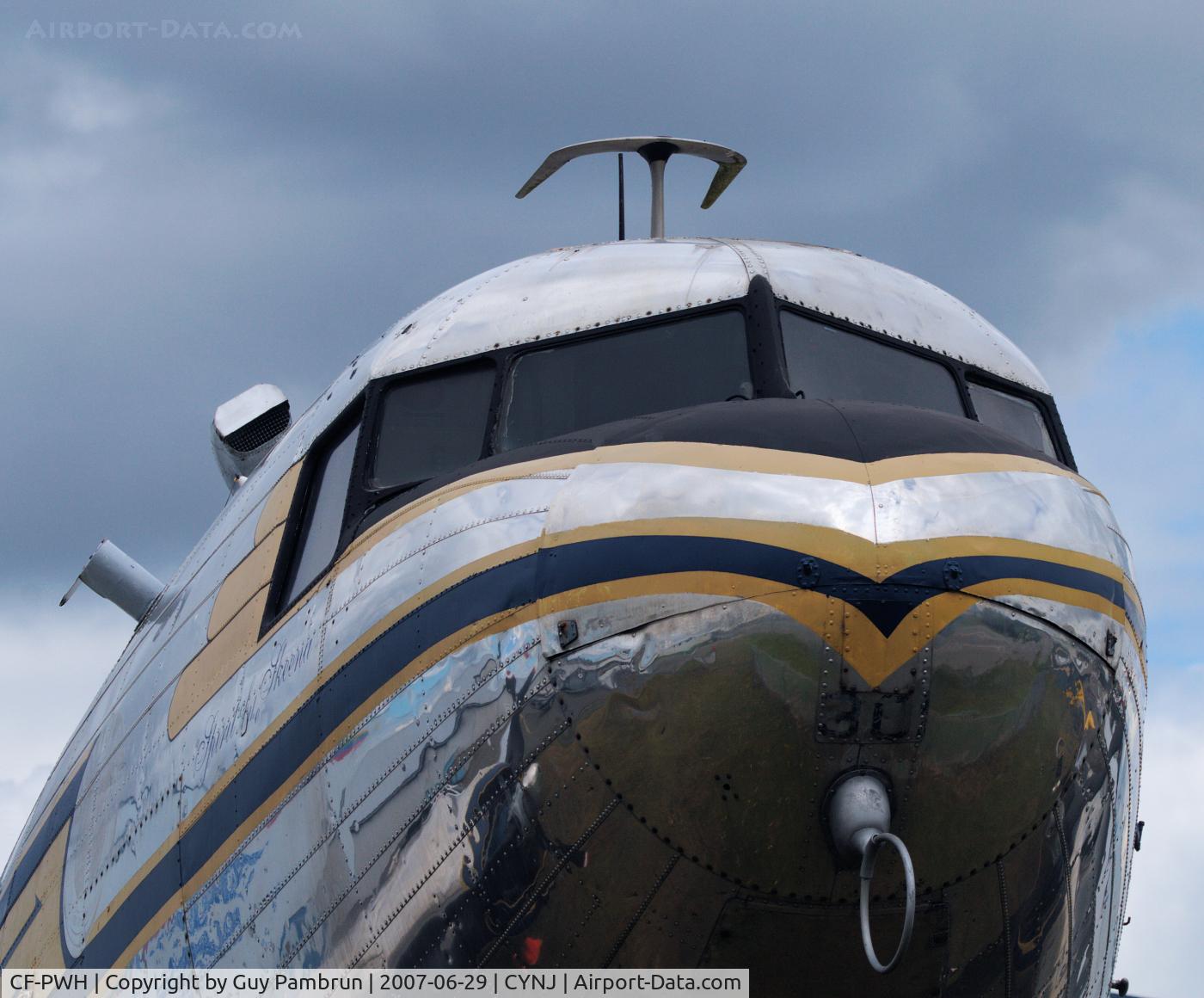 CF-PWH, 1940 Douglas C-49H-DO C/N 2198, On museum display. I spent quite a bit of time editing out the bird poop that had built up as well as fixing up some peeled paint.Follow website link for info
