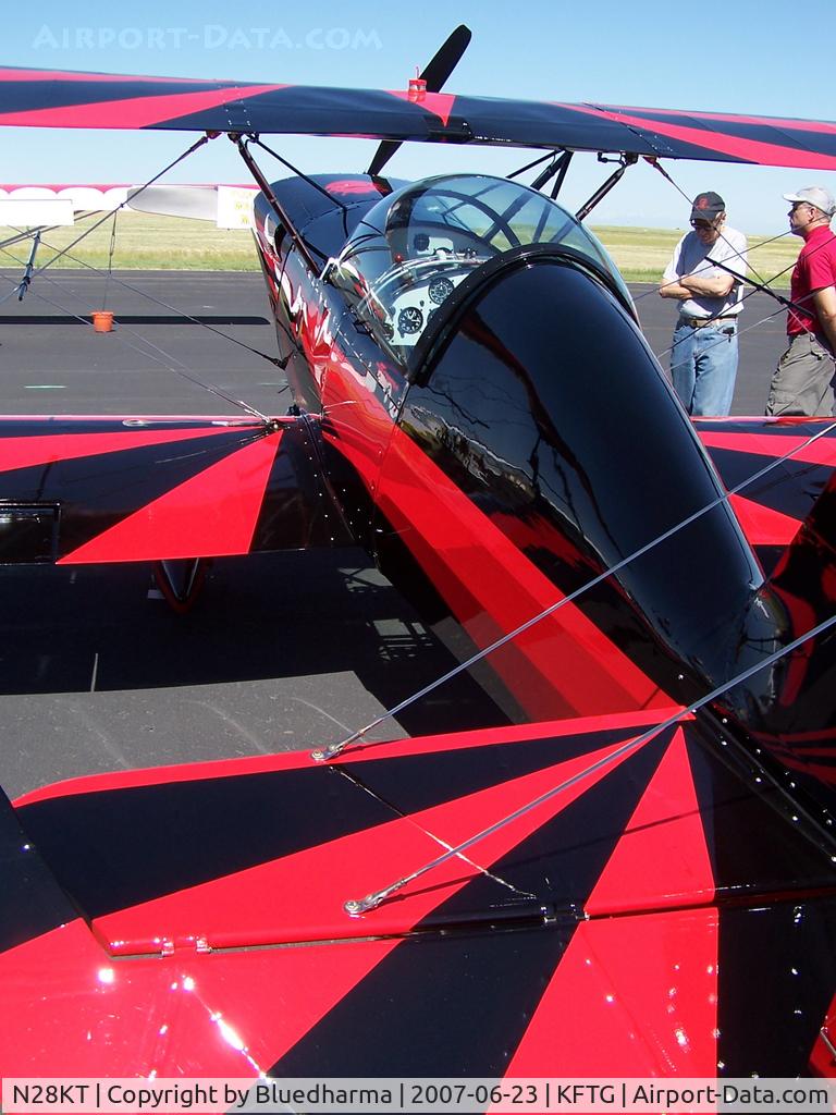 N28KT, 2005 Stolp SA-750 Acroduster Too C/N 0028, Power Play Port Back Detail