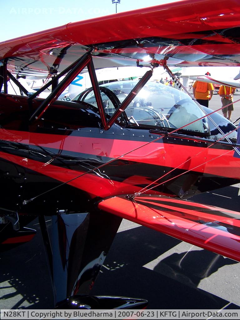 N28KT, 2005 Stolp SA-750 Acroduster Too C/N 0028, Power Play Port Side Detail