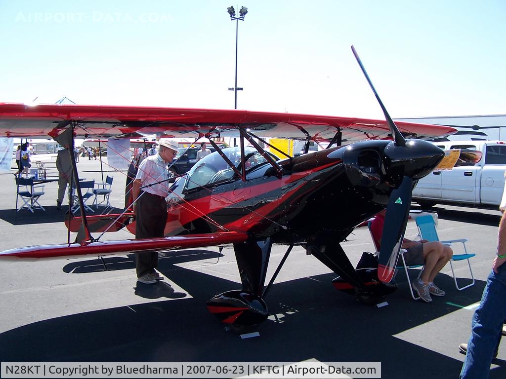 N28KT, 2005 Stolp SA-750 Acroduster Too C/N 0028, Power Play Starboard Front View