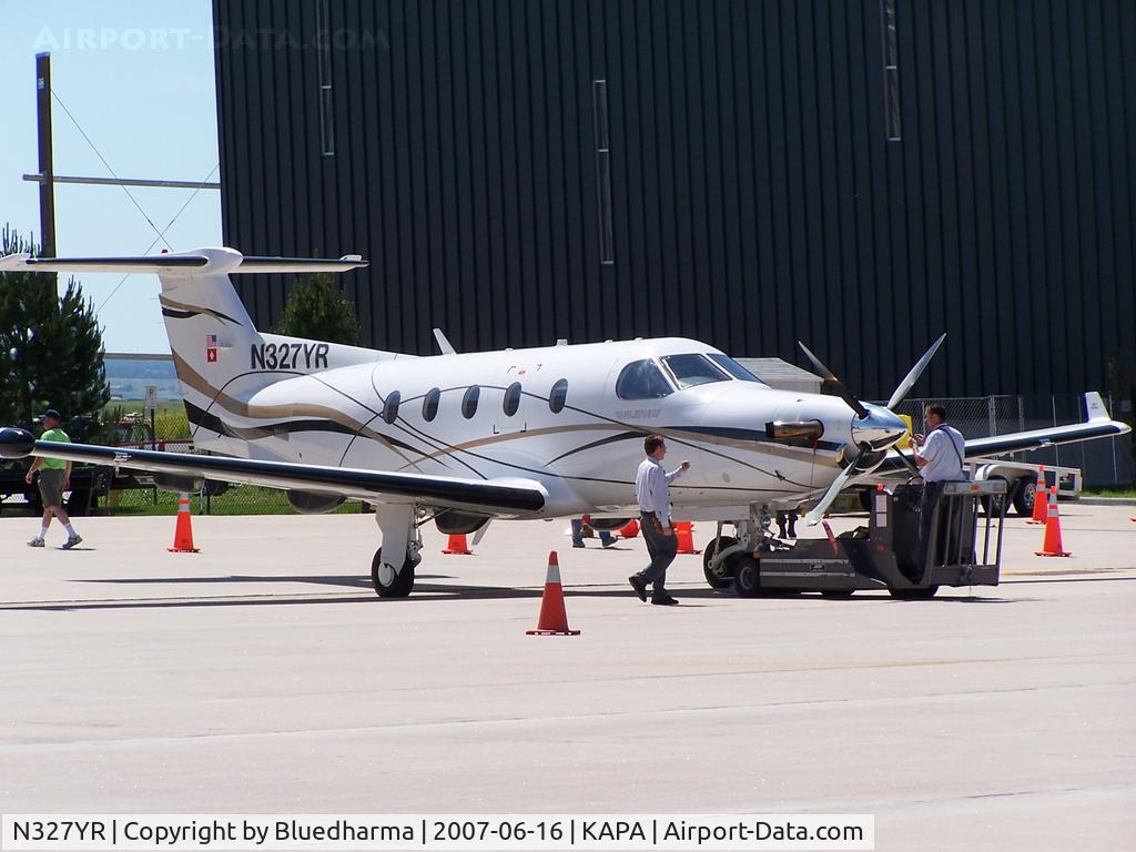 N327YR, 2002 Pilatus PC-12/45 C/N 457, Side View