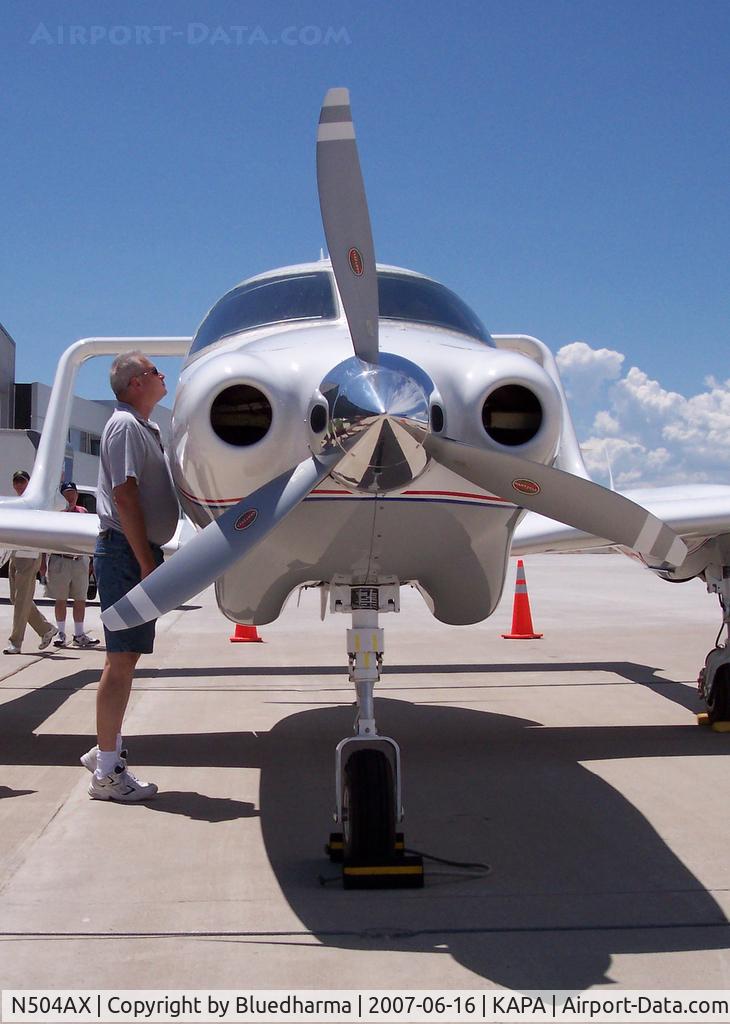 N504AX, 2004 Adam Aircraft A500 C/N 0004, Front View