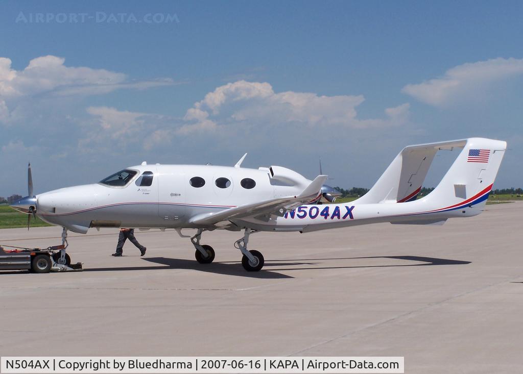 N504AX, 2004 Adam Aircraft A500 C/N 0004, Side Profile