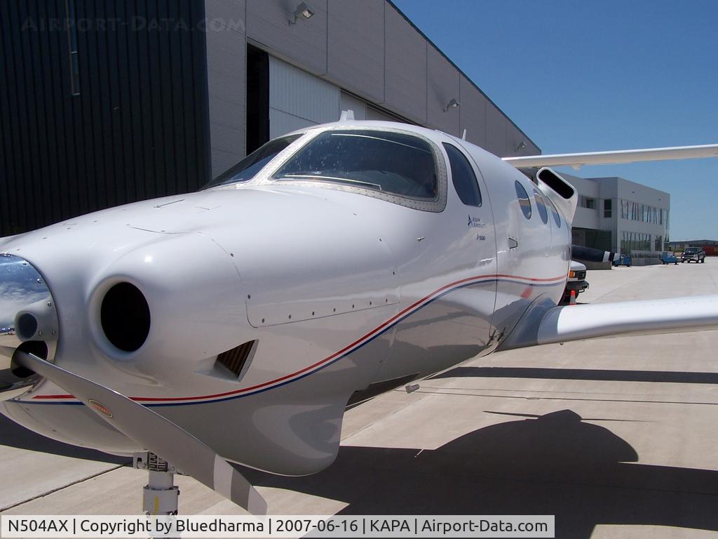 N504AX, 2004 Adam Aircraft A500 C/N 0004, Port Front View