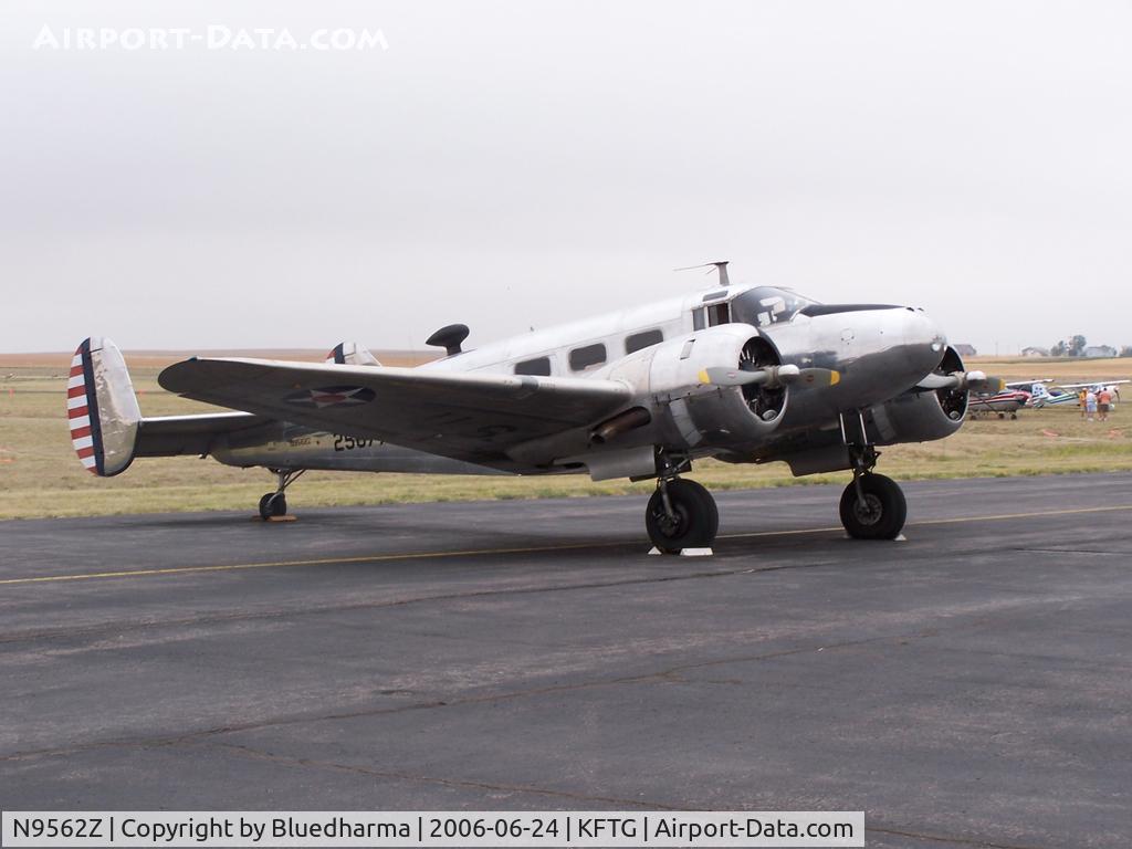 N9562Z, 1951 Beech C-45H Expeditor C/N AF-12, Parked