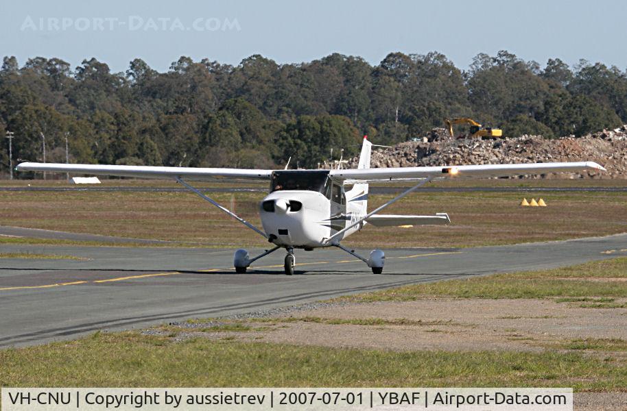 VH-CNU, 1997 Cessna 172R C/N 17280135, Taxiing back to tarmac at Archerfield