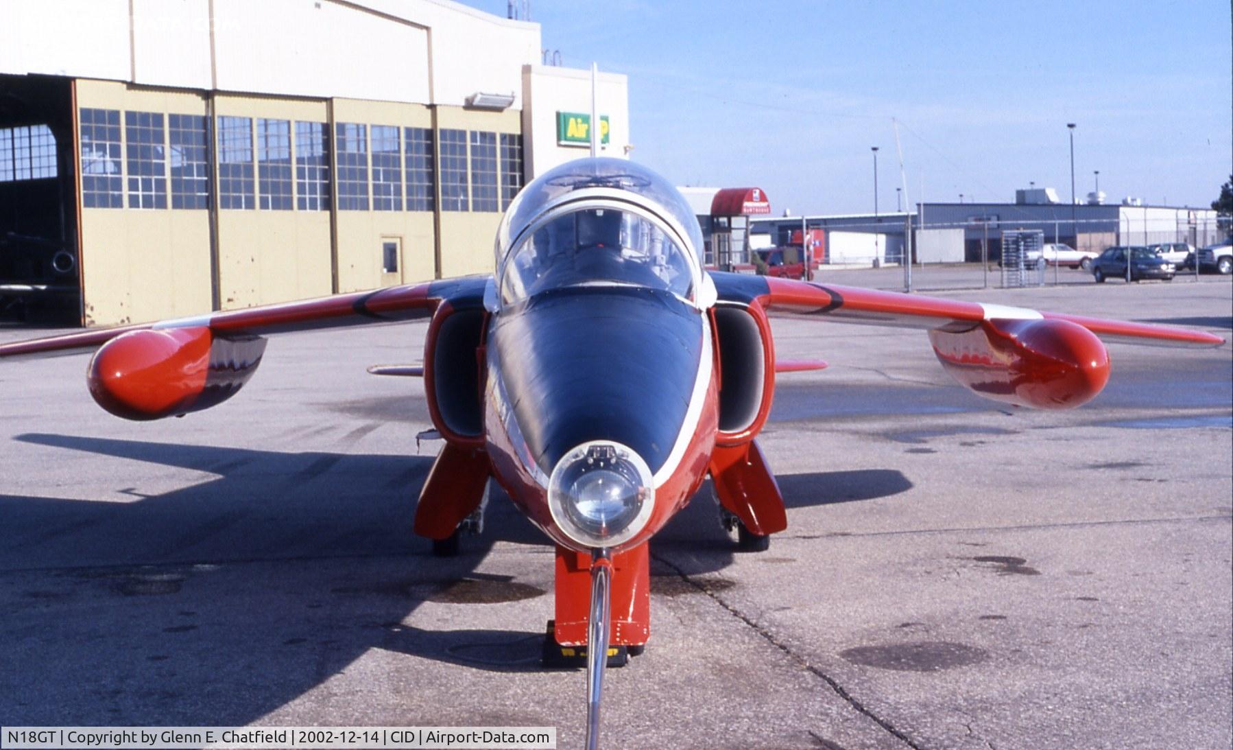 N18GT, 1964 Hawker Siddeley Gnat T.1 C/N FL599, Nice head-on shot.