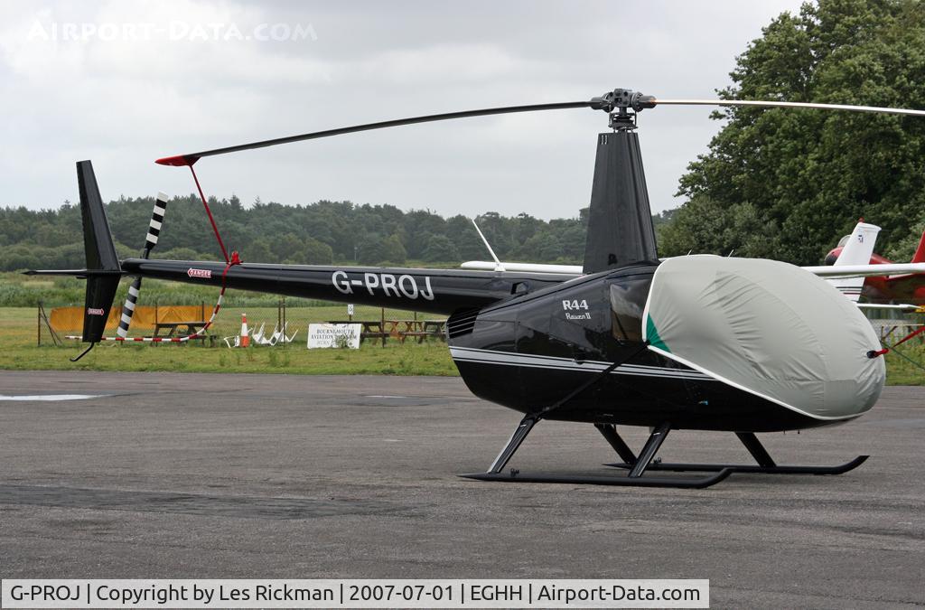 G-PROJ, 2007 Robinson R44 Raven II C/N 11695, Robinson R-44