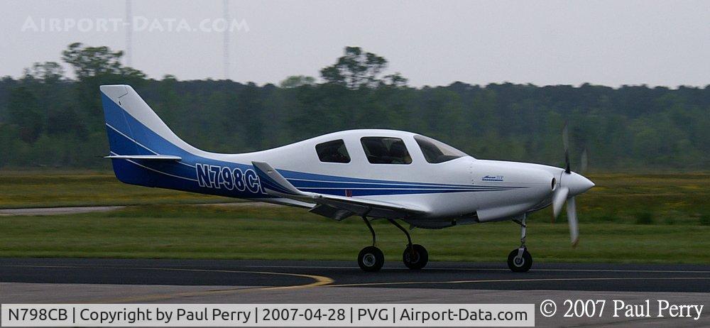 N798CB, 2005 Lancair IV-P C/N LIV-549, On rollout before turning in to taxi