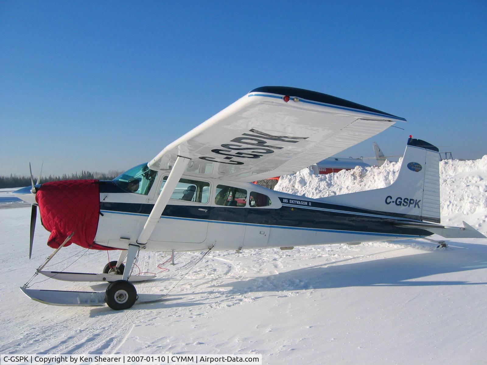 C-GSPK, 1979 Cessna A185F Skywagon 185 C/N 18503901, Cessna 185 on ski's