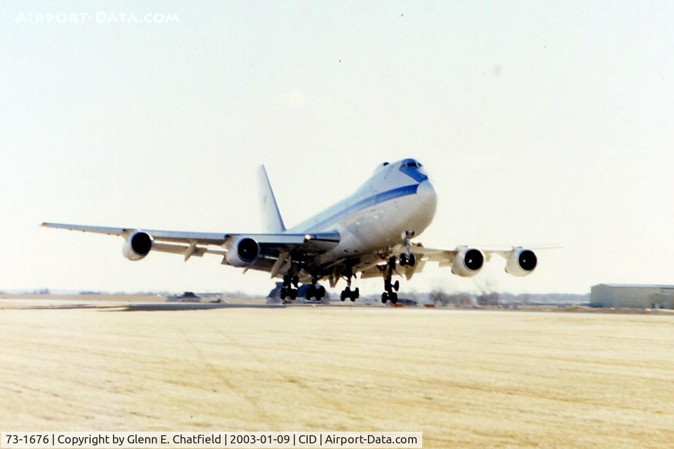73-1676, 1973 Boeing E-4B C/N 20682, E-4B doing touch and go