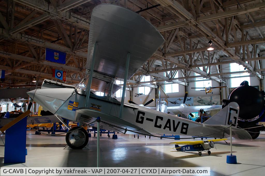 G-CAVB, Avro 594 Avian IIIA C/N R3/CN/163, Commercial Airways Avro Avian