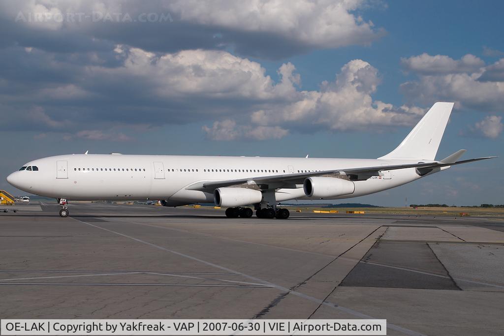 OE-LAK, 1997 Airbus A340-313 C/N 169, Austrian Airlines Airbus 340-300